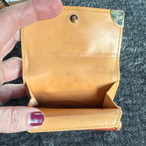 Louis Vuitton White Multicolor Monogram Mini Coin and CC Wallet - Picture 5 of 8